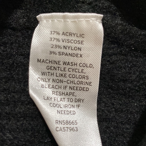NWT Halogen Women Black Tunic V-Neck Sweater Size Large - Picture 10 of 13
